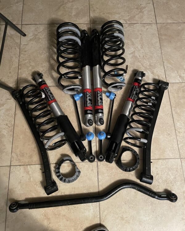 Set of four Falcon 3.3 Fast Adjust Shocks for Jeep JT. 2.5”-4.5” lift height.