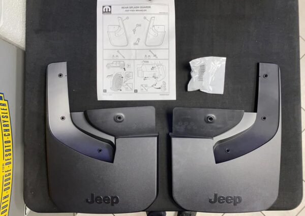 Genuine OEM Left Splash Guards & Mud Flaps for Jeep Wrangler - Image 5